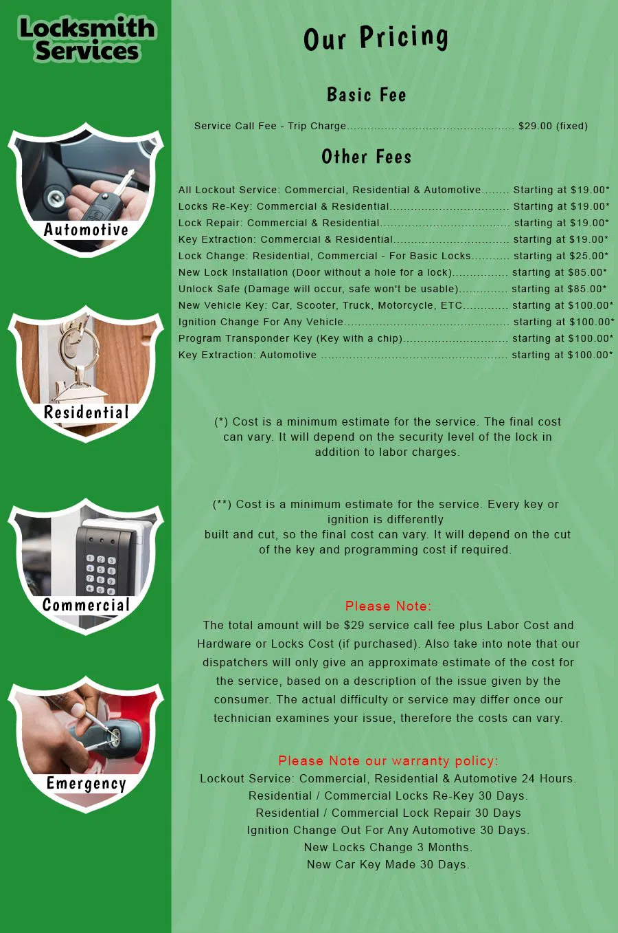 Glen Allen VA Locksmith Store Glen Allen, VA 804-476-0984